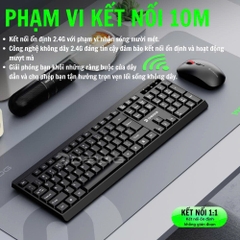 COMBO PHÍM CHUỘT KHÔNG DÂY CHÍNH HÃNG DEIOG V11 PRO