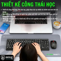 COMBO PHÍM CHUỘT KHÔNG DÂY CHÍNH HÃNG DEIOG V11 PRO