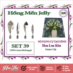 Kim làm thạch rau câu 3D hoa Loa Kèn cao cấp không gỉ