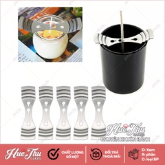 Dụng cụ cố định tim nến 3 lỗ, thanh sắt cố định tim nến, giữ bấc nến