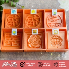 Khuôn xôi hình Vuông 8cm cao 5.5cm - khuôn ép xôi, khuôn nhấn xôi Ngọc Lan