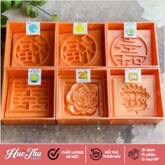 Khuôn xôi hình Vuông 10cm cao 5.5cm - khuôn ép xôi, khuôn nhấn xôi Ngọc Lan