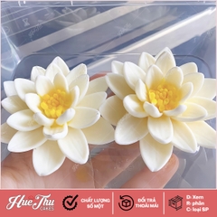 Khuôn silicon Hoa Súng làm bánh rau câu 3D 4D nhấn xôi, fondant, socola, nến hanmade