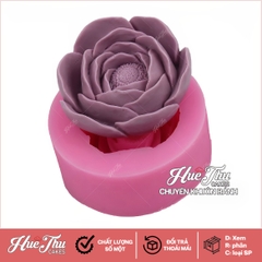 Khuôn silicon Hồng Trà Đại 13cm làm bánh rau câu 3D 4D nhấn xôi, fondant, socola, nến hanmade