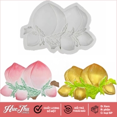 Khuôn silicon Chùm Đào Tiên làm bánh rau câu 3D 4D nhấn xôi, fondant, socola, nến hanmade