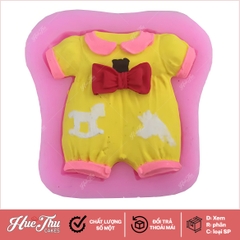 Khuôn silicon Bộ Đồ Baby làm bánh rau câu 3D 4D nhấn xôi, fondant, socola, nến hanmade