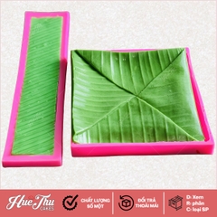 Khuôn silicon Lá Chuối làm bánh rau câu 3D 4D nhấn xôi, fondant, socola, nến hanmade dịp lễ Tết