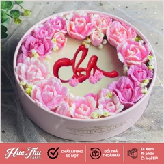 Khuôn silicon chữ Cha Mẹ nghệ thuật làm bánh rau câu 3D 4D nhấn xôi, fondant, socola, nến hanmade