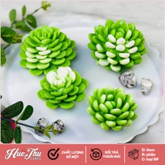 Khuôn silicon Sen Đá Liên Đài (4 mẫu) làm bánh rau câu 3D 4D nhấn xôi, fondant, socola, nến hanmade