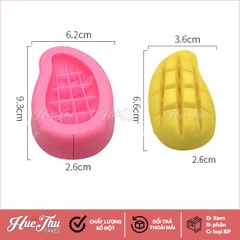 Khuôn silicon Quả Xoài làm bánh rau câu 3D 4D nhấn xôi, fondant, socola, nến hanmade