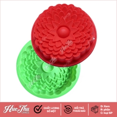 Khuôn silicon Hoa Hướng Dương Ngàn Cánh 22.2cm làm bánh rau câu 3D 4D nhấn xôi, fondant, socola, nến hanmade