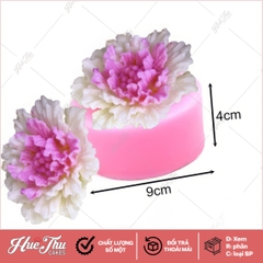 Khuôn silicon Hoa Mẫu Đơn Cánh Đứng làm bánh rau câu 3D 4D nhấn xôi, fondant, socola, nến hanmade