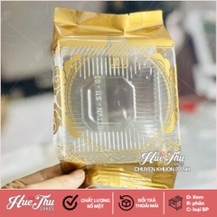Combo Khay Túi Phú Quý 10cm đựng bánh Trung Thu (100 bộ) - Túi hàn đựng bánh