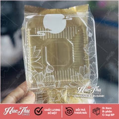 Combo Khay Túi Liên Hoa 11cm đựng bánh Trung Thu (100 bộ) - Túi hàn đựng bánh