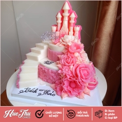 Khuôn silicon Lâu Đài làm bánh rau câu 3D 4D nhấn xôi, fondant, socola, nến hanmade