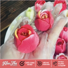 Khuôn silicon hoa Tulip Thái 6cm làm bánh rau câu 3D 4D nhấn xôi, fondant, socola, nến hanmade