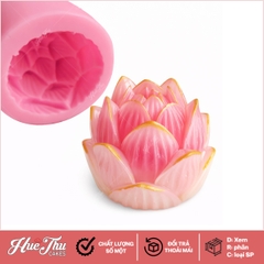 Khuôn silicon Đài Sen 6cm làm bánh rau câu 3D 4D nhấn xôi, fondant, socola, nến hanmade