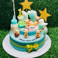 Khuôn silicon hình Bình bú, Xe nôi, Bàn chân...em bé làm bánh rau câu 3D 4D nhấn xôi, fondant, socola, nến hanmade