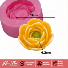 Khuôn silicon Hồng Trà Đại 13cm làm bánh rau câu 3D 4D nhấn xôi, fondant, socola, nến hanmade