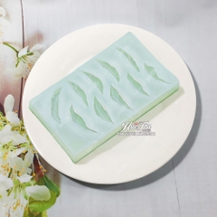 Khuôn silicon Lá Gân làm bánh rau câu 3D 4D nhấn xôi, fondant, socola, nến hanmade