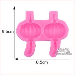 Khuôn silicon Pháo, Lồng Đèn năm mới làm bánh rau câu 3D 4D nhấn xôi, fondant, socola, nến hanmade