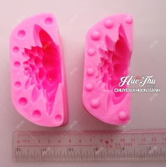 Khuôn silicon Sen Đá Phật Bà làm bánh rau câu 3D 4D nhấn xôi, fondant, socola, nến hanmade