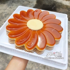 Khuôn silicon Hoa Hướng Dương Cánh Xếp 23.5cm làm bánh rau câu 3D 4D nhấn xôi, fondant, socola, nến hanmade