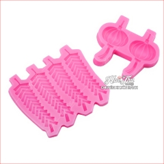 Khuôn silicon Pháo, Lồng Đèn năm mới làm bánh rau câu 3D 4D nhấn xôi, fondant, socola, nến hanmade