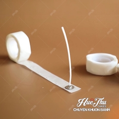 Dán trong suốt (100 miếng) dán bấc nến, tim nến