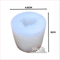 Khuôn silicon Sen Đá Trơn Dài 3 Nhánh làm bánh rau câu 3D 4D nhấn xôi, fondant, socola, nến hanmade