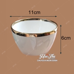 Bát Sứ Tròn Vuông (nhiều màu) C2 11cm, Chén Sứ Decor - trang trí đồ ăn, bàn tiệc, mâm cúng