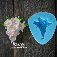 Khuôn silicon Chùm Hoa Lan 7cm làm bánh rau câu 3D 4D nhấn xôi, chè trôi nước, socola, nến hanmade