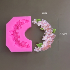 Khuôn silicon Hoa Quế Mặt Trăng A83 làm bánh rau câu 3D 4D nhấn xôi, fondant, socola, nến hanmade