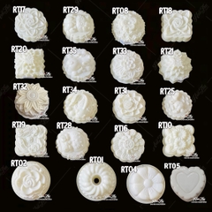 Bộ 20 khuôn rau câu, nhấn xôi Vĩnh Trường RT 250g dùng làm bánh rau câu trung thu, ép xôi