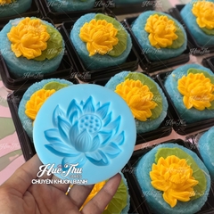 Khuôn silicon Mặt Sen làm bánh rau câu 3D 4D nhấn xôi, fondant, socola, nến hanmade