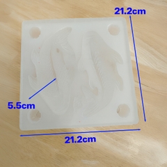 Khuôn Cá Chép / Cá Kol bằng nhựa (nhiều size) dùng đổ rau câu, nhấn xôi