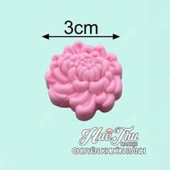 Khuôn silicon Hoa Cúc 1 nhỏ 3cm (10 cái) làm bánh rau câu, nhấn xôi, bánh da lợn