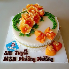 Khuôn silicon Hoa Thái P24 4.5cm làm bánh rau câu 3D 4D nhấn xôi, fondant, socola, nến hanmade