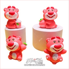 Khuôn silicon Gấu Dâu A17 (nhiều mẫu) làm bánh rau câu 3D 4D nhấn xôi, chè trôi nước, socola, nến hanmade