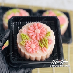Combo 4 khuôn silicon Hoa Cúc Hoa Sen Trung Thu 1234 A117 làm bánh rau câu 3D 4D nhấn xôi, fondant, socola, nến hanmade