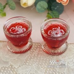 Nến Ly - Đèn Cầy Ly Cao 6cm (1 cặp) decor bàn tiệc, mâm cúng, cúng dường, thắp hương