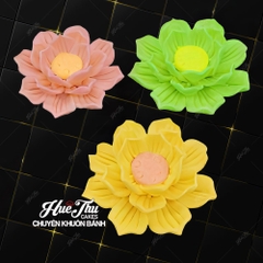 Khuôn silicon hoa Sen nở 5cm làm bánh rau câu 3D 4D nhấn xôi, fondant, socola, nến hanmade