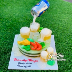 Khuôn silicon Ly Bia, Cốc Bia 5.5cm làm bánh rau câu 3D 4D nhấn xôi, fondant, socola, nến hanmade