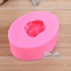 Khuôn silicon chùm Hoa Đào làm bánh rau câu 3D 4D nhấn xôi, fondant, socola, nến hanmade