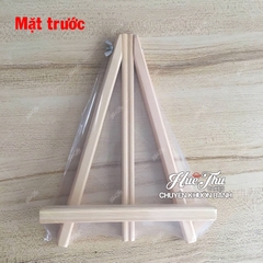 Chân Đế Gỗ cho bảng vải nỉ khung gỗ gắn chữ