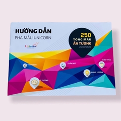Sách hướng dẫn pha 250 tông màu ấn tượng Unicorn