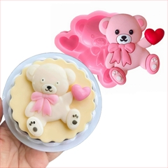 Khuôn silicon Con Gấu A69 làm bánh rau câu 3D 4D nhấn xôi, fondant, socola, nến hanmade