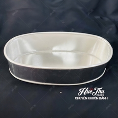 Khuôn hình Oval dài 10cm / 21cm rộng 10cm dùng làm bánh rau câu, bánh gato, bánh nướng