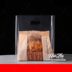 Túi PE Hạt Xoài trong suốt (10 cái) nhiều size, túi nilong xách bánh chuyên dụng đựng bánh, quà tặng
