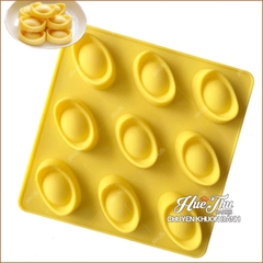 Khuôn silicon Thỏi Vàng (9 thỏi - 3cm/thỏi) làm bánh rau câu 3D 4D nhấn xôi, fondant, socola, nến hanmade
